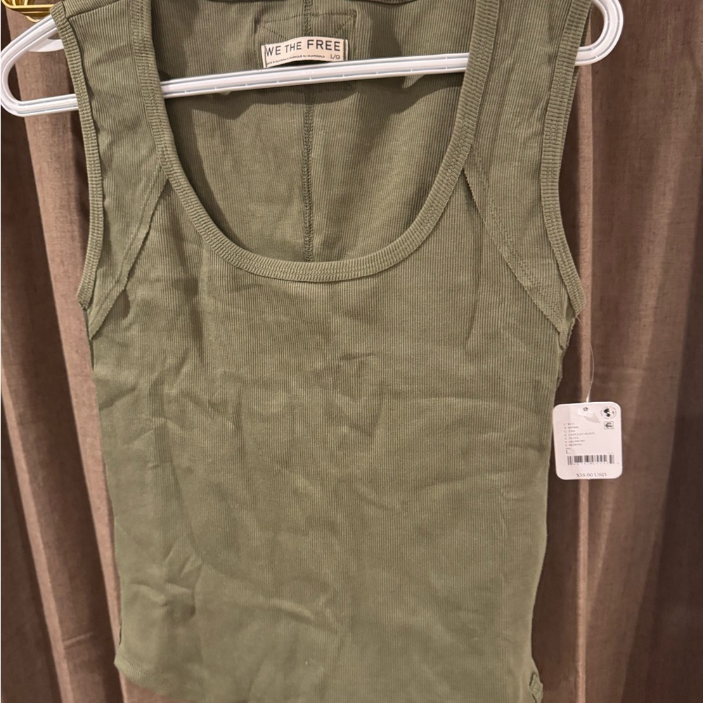 We The Free Sage Green Tank Top